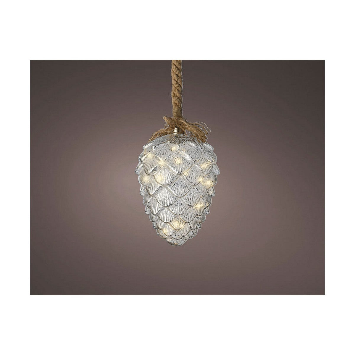 Golden Luminance Drop – LED Ornament